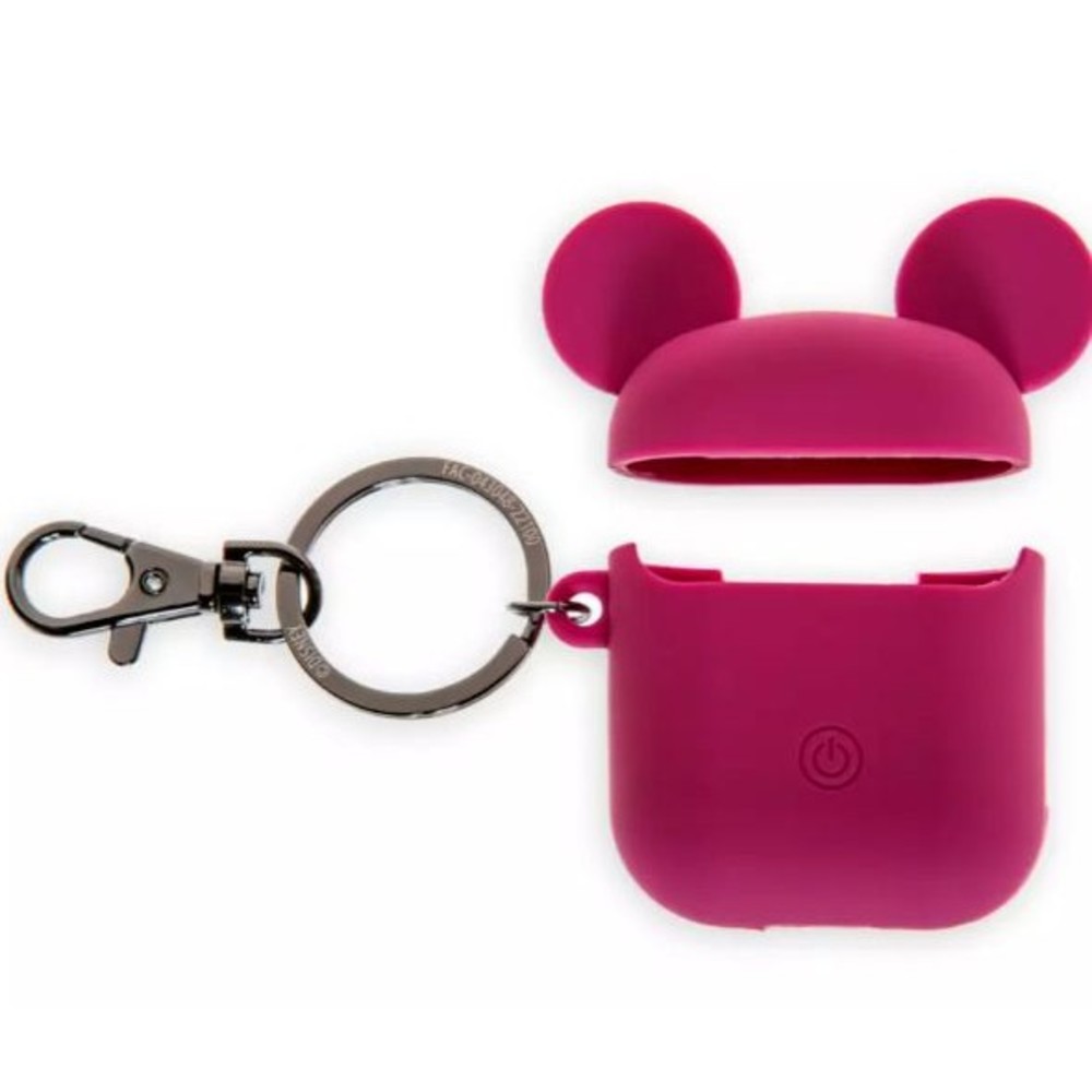 Disney Parks D-Tech Mickey Mouse Pink Headphone Case for AirPods Wireless